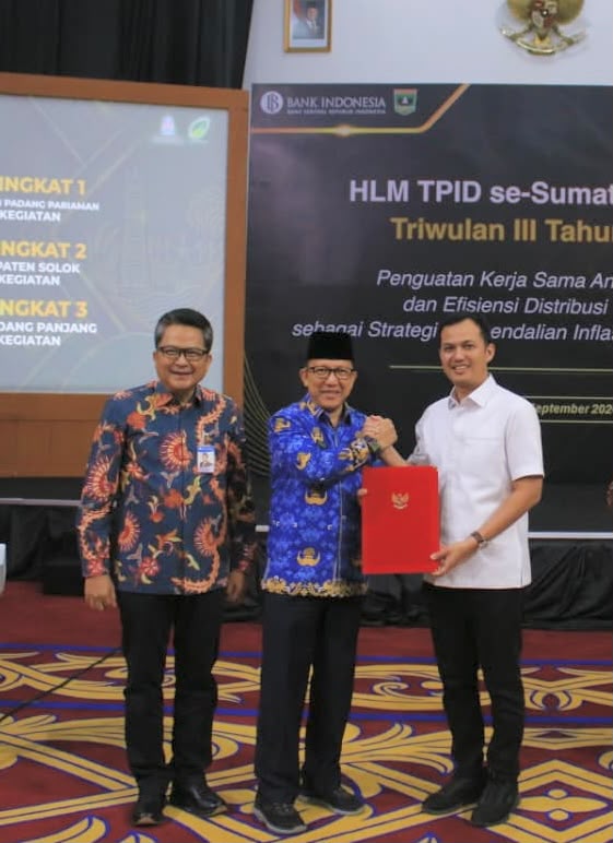 TPID Padang Pariaman Raih Peringkat 1 Tim Pengendalian Inflasi Teresponsif se-Sumatera Barat