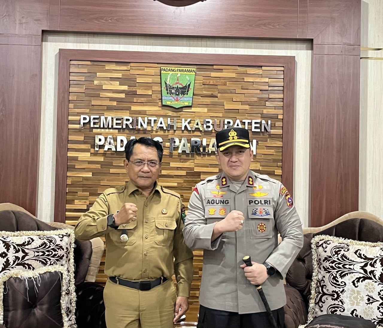 Bupati Padang Pariaman dan Kapolres Kota Pariaman Perkuat Sinergi, Wali Korong Didorong Jadi Garda Terdepan Keamanan Masyarakat.