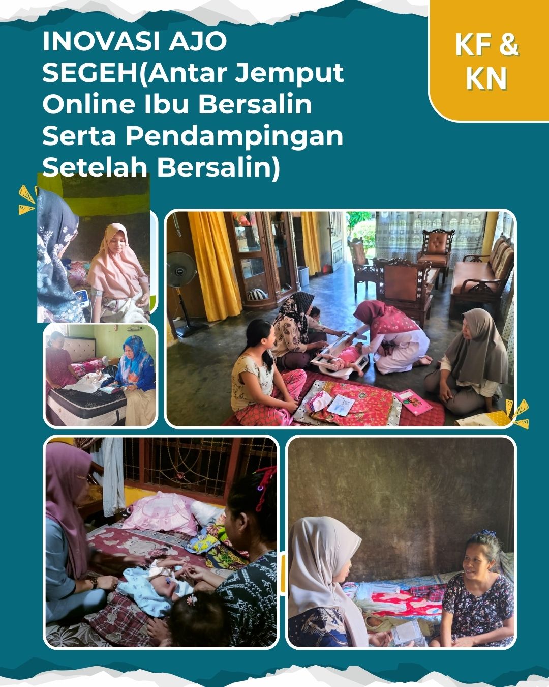 AJO SEGEH (Antar Jemput Online Ibu Bersalin Serta Pendampingan Setelah Bersalin)