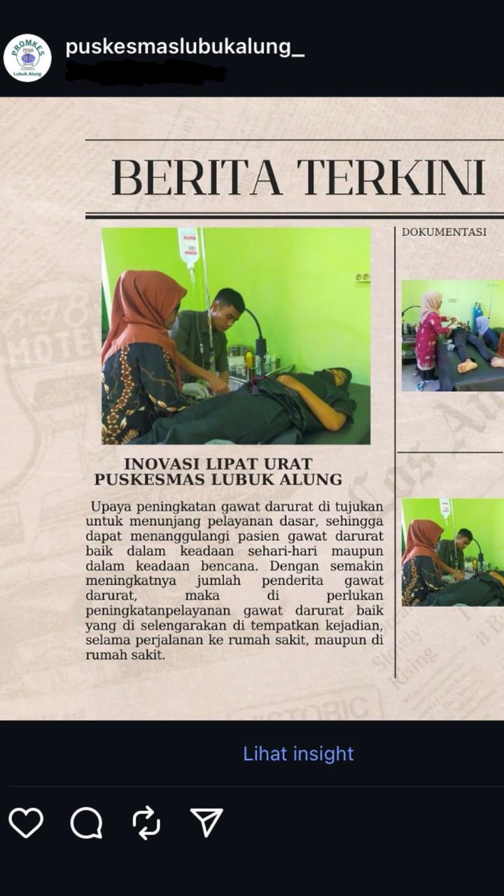 Manual Book Inovasi  LIPAT URAT( Ligat Cepat Darurat)