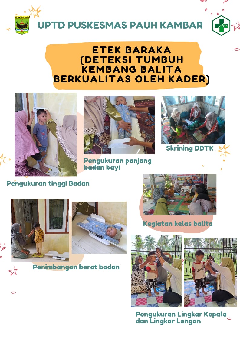 ETEK BARAKA (Deteksi Tumbuh Kembang Balita Berkualitas Oleh Kader)