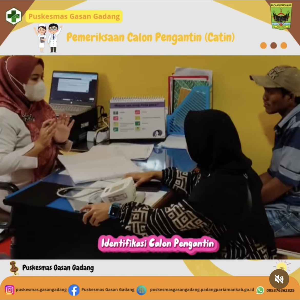 Inovasi (CATIN HADANG KESEHATAN)  Calon Pengantin Sehat, Cerdas, Tanggap Kesehatan